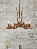 Natural Antler ceiling light resin 3-bulb 50cm (British brand)