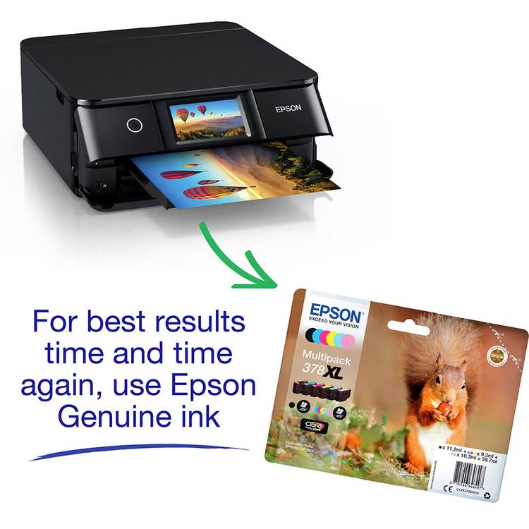 Epson Expression Photo XP-8700 wireless inkjet printer (British brand)
