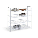 Argos Home Jorn 4 tier shoe rack in white, UK version