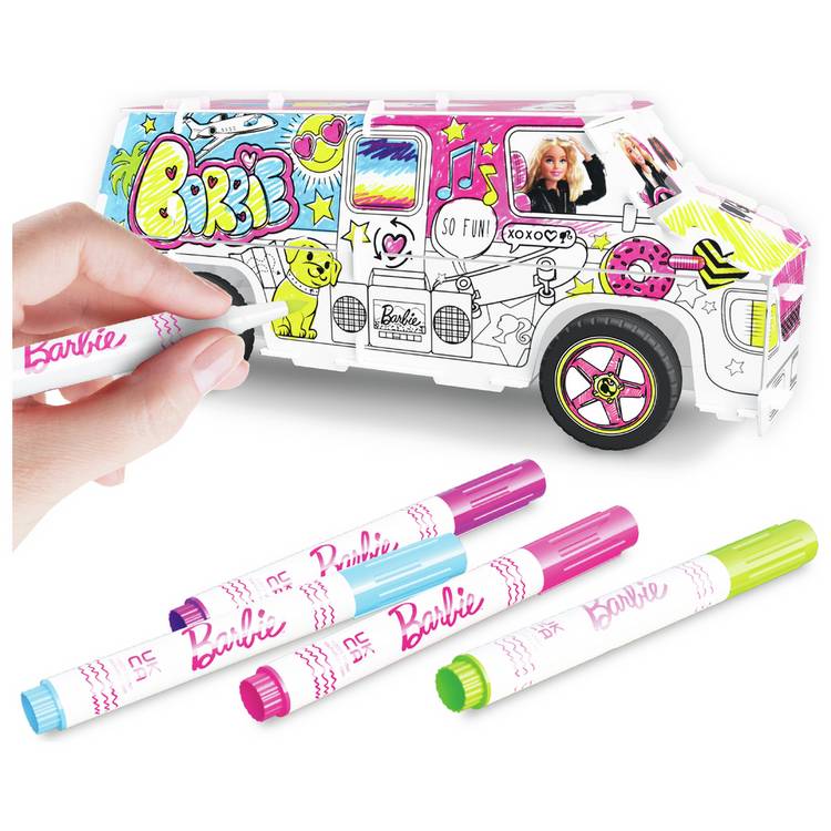 Barbie pull-back DIY Super Camper toy, UK version