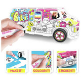Barbie pull-back DIY Super Camper toy, UK version