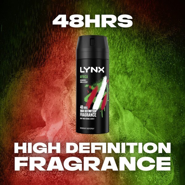 Lynx Deodorant Aerosol Bodyspray Africa 150ml GOODS Superdrug   