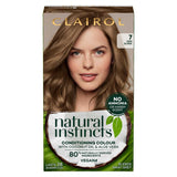 Clairol Natural Instincts Vegan No Ammonia No Parabens Semi-Permanent Hair Dye 7 Dark Blonde 175ml Haircare & Styling Boots   