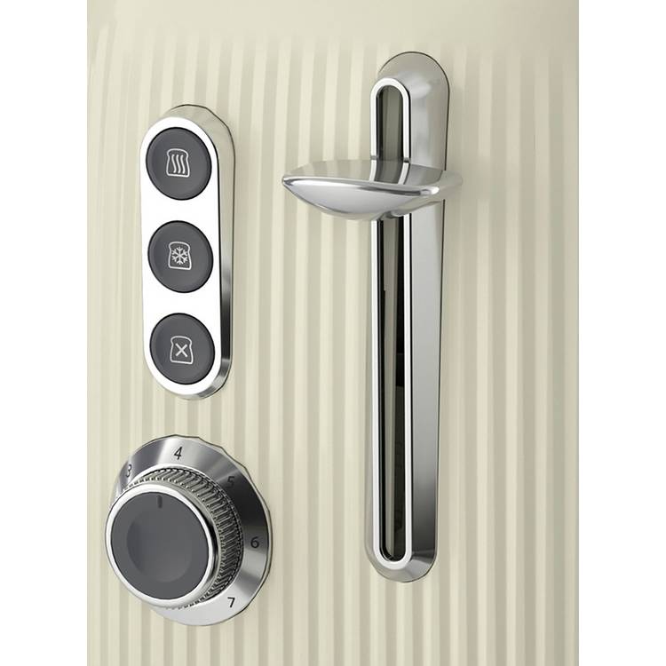 Breville Bold 2 slice toaster cream and silver, UK version