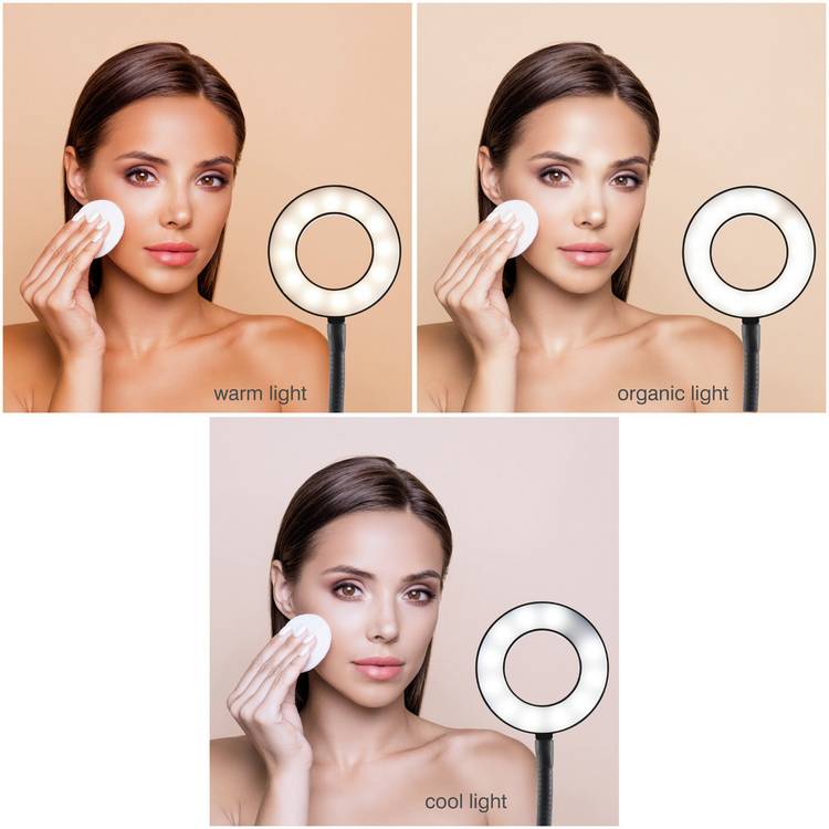 Rio Beauty Station LED ring light, imported from the UK
