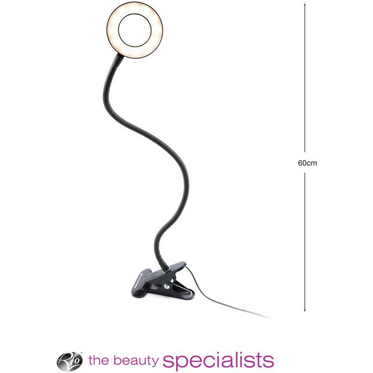 Rio Beauty Station LED ring light, imported from the UK