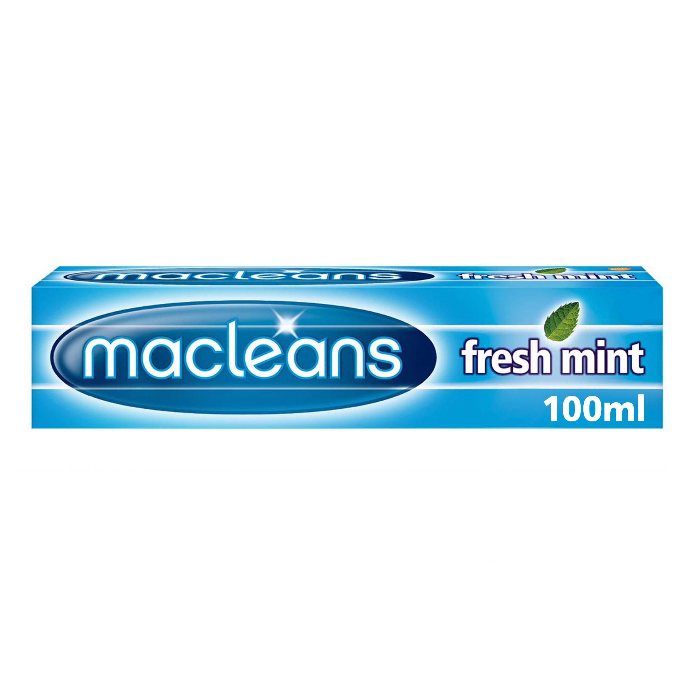 Macleans Fresh Mint Fluoride Toothpaste 100ml toothpaste Sainsburys   