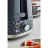 Morphy Richards Hive 2 Slice Toaster Grey, UK version