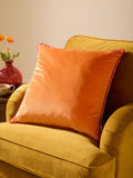 Furn Orange/Pink Meridian Velvet 55 x 55cm Cushion Cover