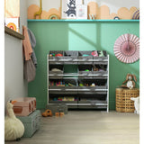 Argos Home grey basket storage unit 4 tier - British product