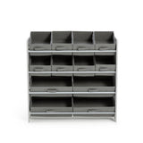 Argos Home grey basket storage unit 4 tier - British product