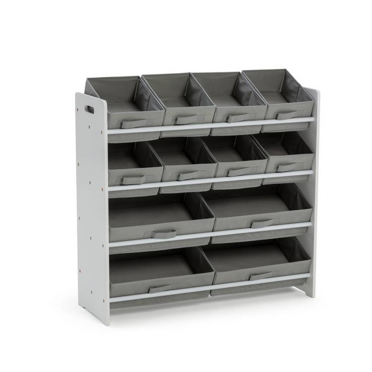 Argos Home grey basket storage unit 4 tier - British product