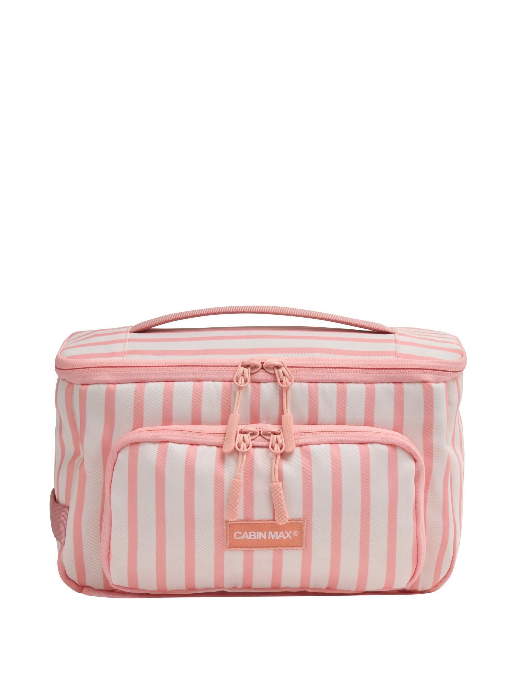 Cabin Max Pink Classic Striped Toiletries Bag