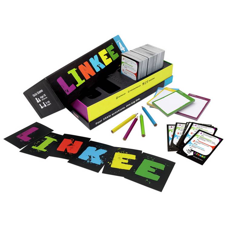 Linkee 4 Game quiz game - British product