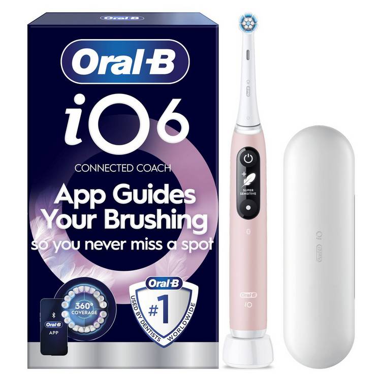 Oral-B iO 6 electric toothbrush Pink, UK version