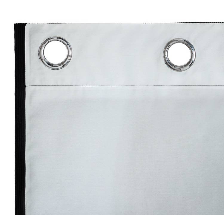 Habitat corduroy eyelet curtains black 117x137cm, imported from the UK
