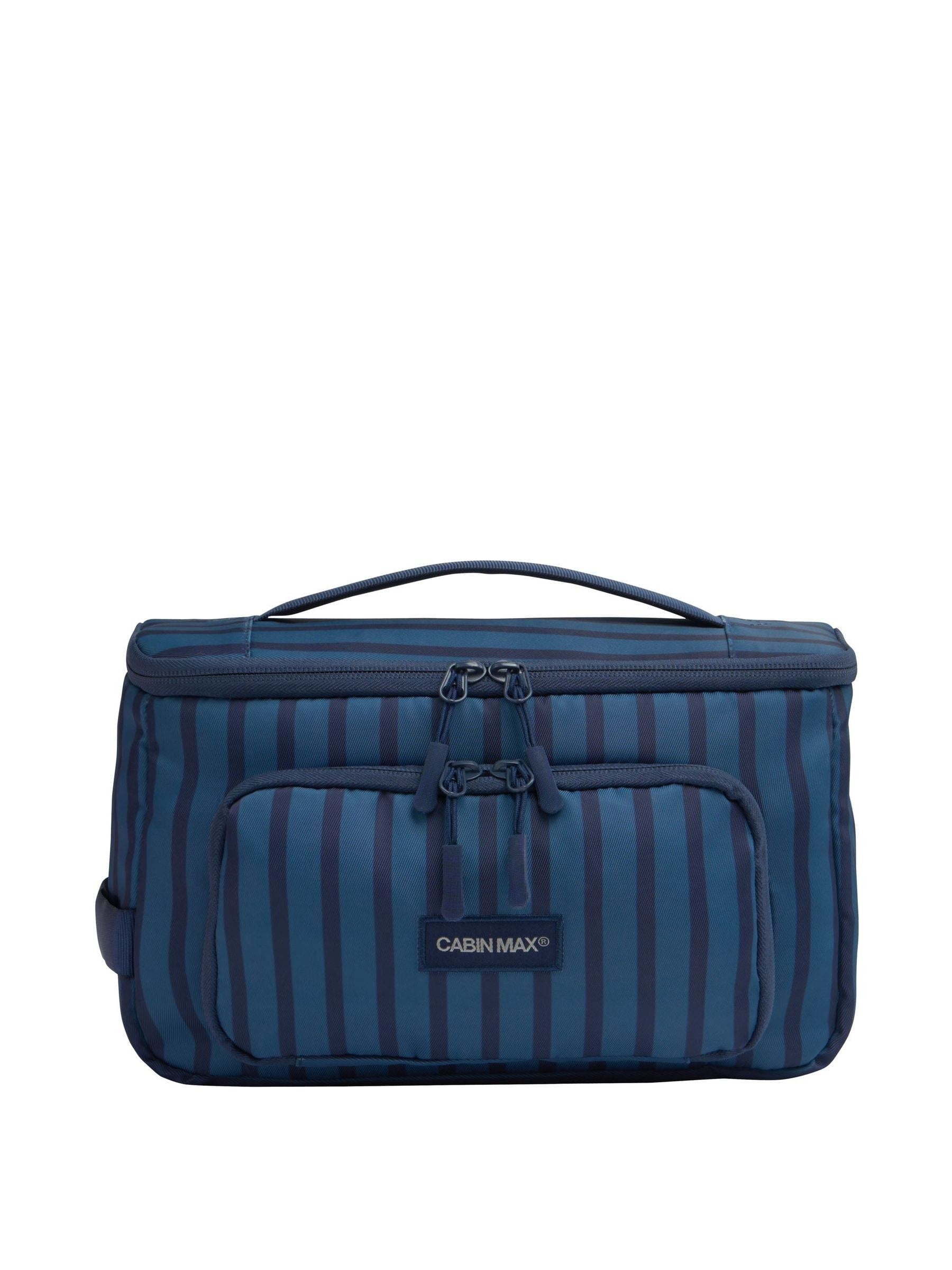 Cabin Max Blue Classic Striped Toiletries Bag