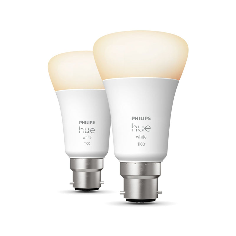 Philips smart bulb B22 9.5W White 2 pack - British product