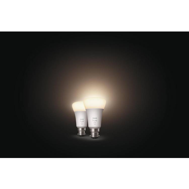 Philips smart bulb B22 9.5W White 2 pack - British product