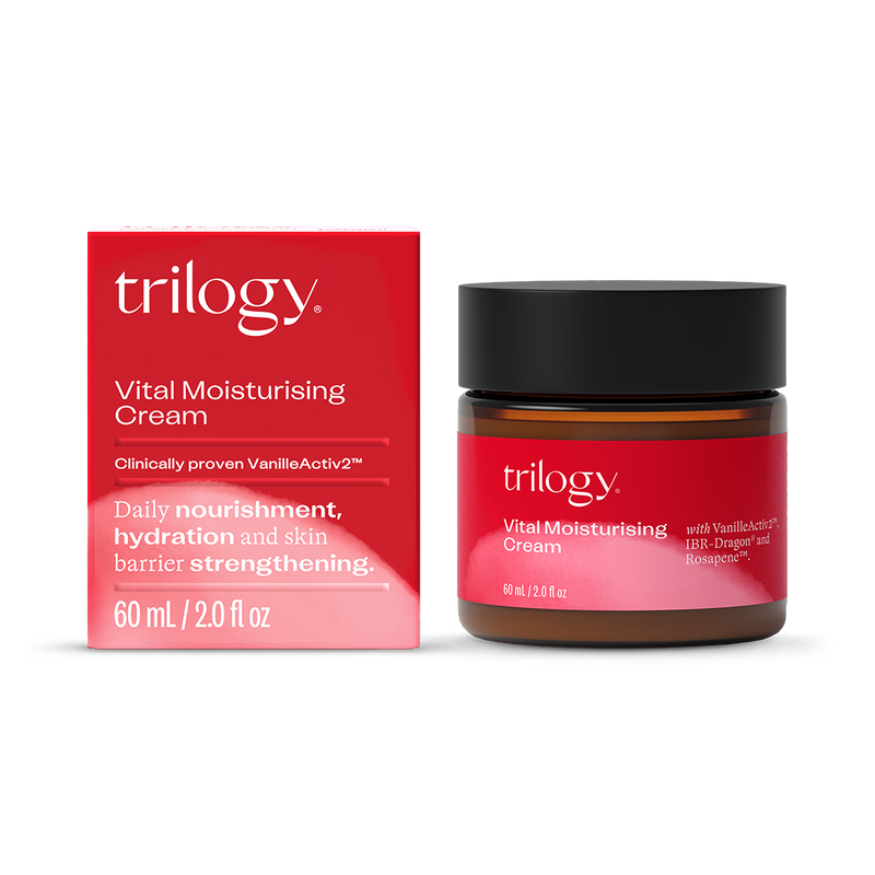 Natural Hydrating Face Cream with Rosehip and Marula Oil 60ml