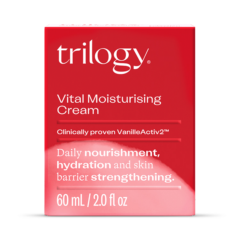 Natural Hydrating Face Cream with Rosehip and Marula Oil 60ml