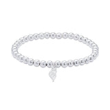 Revere sterling silver stretchable bracelet with wing pendant (British brand)