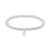 Revere sterling silver stretchable bracelet with wing pendant (British brand)