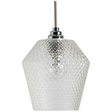 Argos Home Nubia Clear Glass Easy Fit Lampshade - 17cm