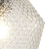 Argos Home Nubia Clear Glass Easy Fit Lampshade - 17cm