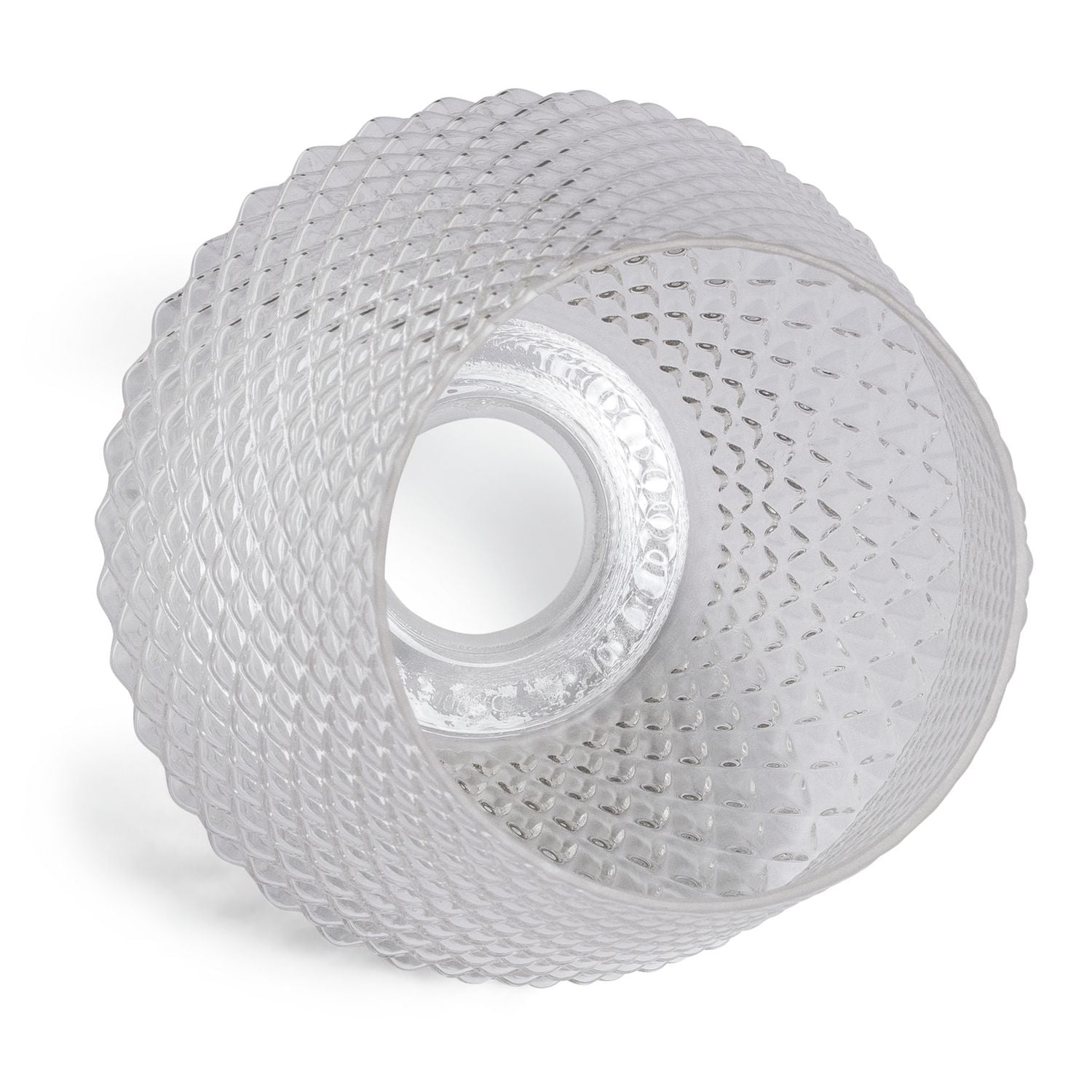 Argos Home Nubia Clear Glass Easy Fit Lampshade - 17cm