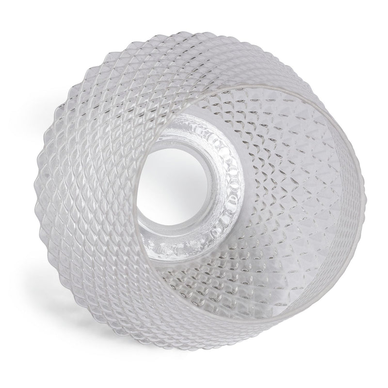 Argos Home Nubia Clear Glass Easy Fit Lampshade - 17cm