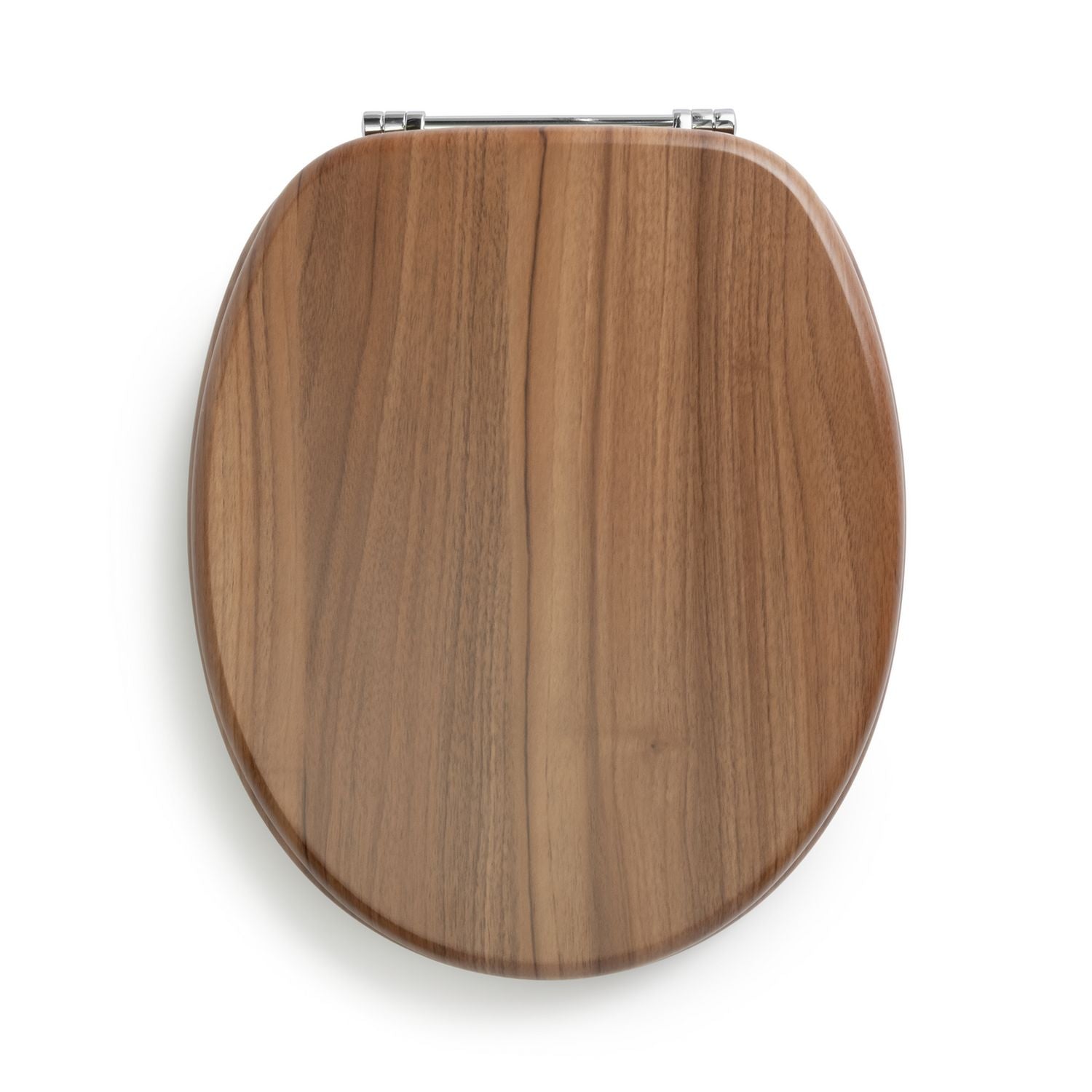 Argos Home wood effect toilet seat brown, imported from the UK