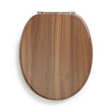 Argos Home wood effect toilet seat brown, imported from the UK