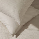 Habitat seersucker taupe bedding set single, imported from the UK