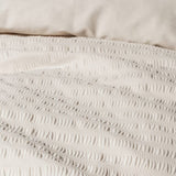 Habitat seersucker taupe bedding set single, imported from the UK