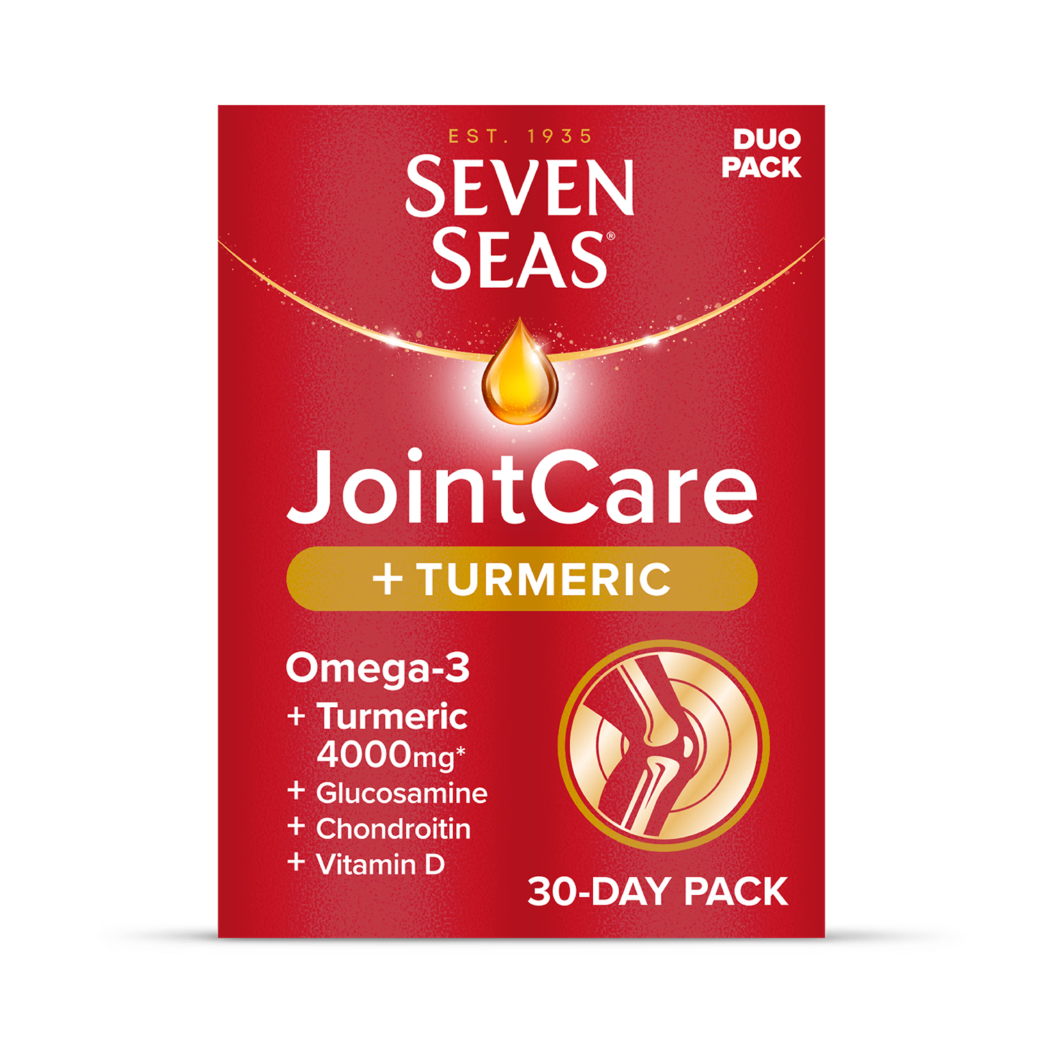 Seven Seas Jointcare Turmeric 30 day duo pack - British product
