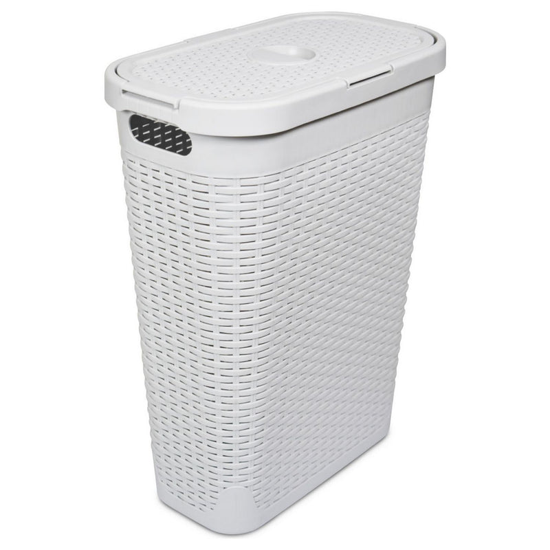 Addis laundry basket slimline light grey 40L, UK version