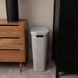 Addis laundry basket slimline light grey 40L, UK version