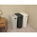 Addis laundry basket slimline light grey 40L, UK version