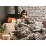 Dreamland faux fur husky heated throw large, UK version