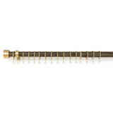 Argos Home walnut effect curtain pole 110-300cm, imported from the UK
