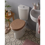 Argos Home oak effect toilet seat - British product