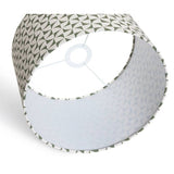 Habitat green geometric lampshade 30cm, imported from the UK