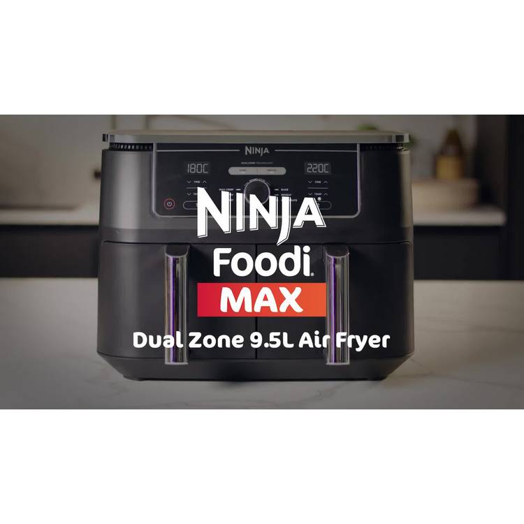 Ninja Foodi MAX dual zone air fryer 9.5L, UK version