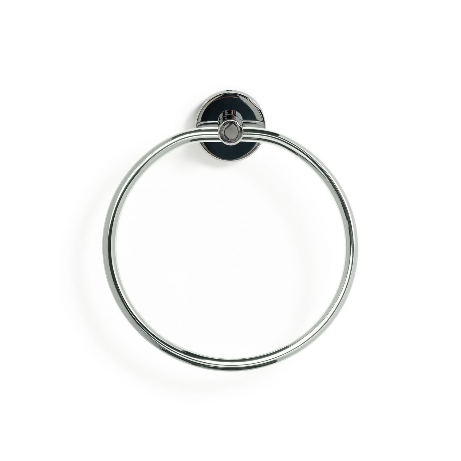 Habitat chrome wall mounted towel ring compact size UK version