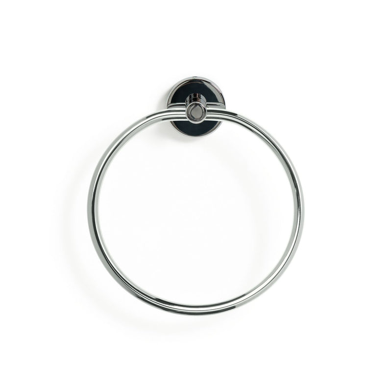Habitat chrome wall mounted towel ring compact size UK version