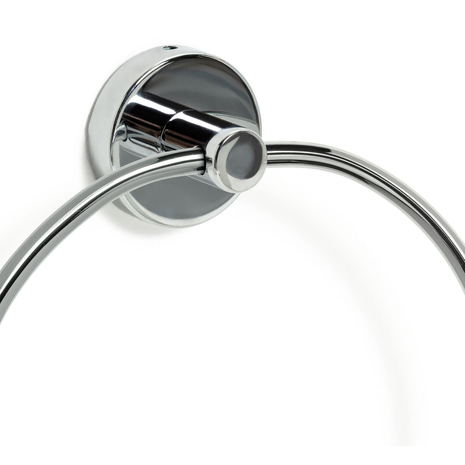 Habitat chrome wall mounted towel ring compact size UK version