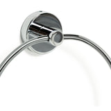 Habitat chrome wall mounted towel ring compact size UK version