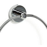Habitat chrome wall mounted towel ring compact size UK version