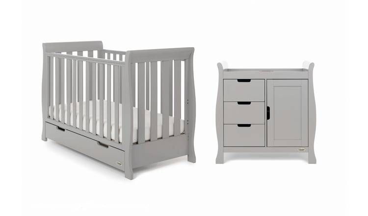 Obaby Stamford Mini 2 Piece Room Set - Warm Grey